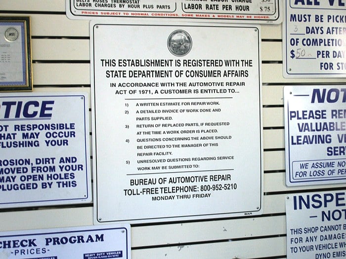 Certified Retrofit Workshop Inspection Garage