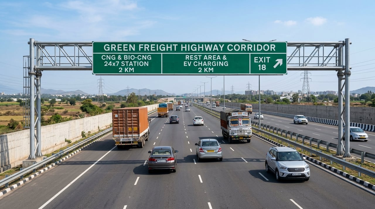 India’s Green Corridors: How CNG & Bio-CNG Power Highway Travel