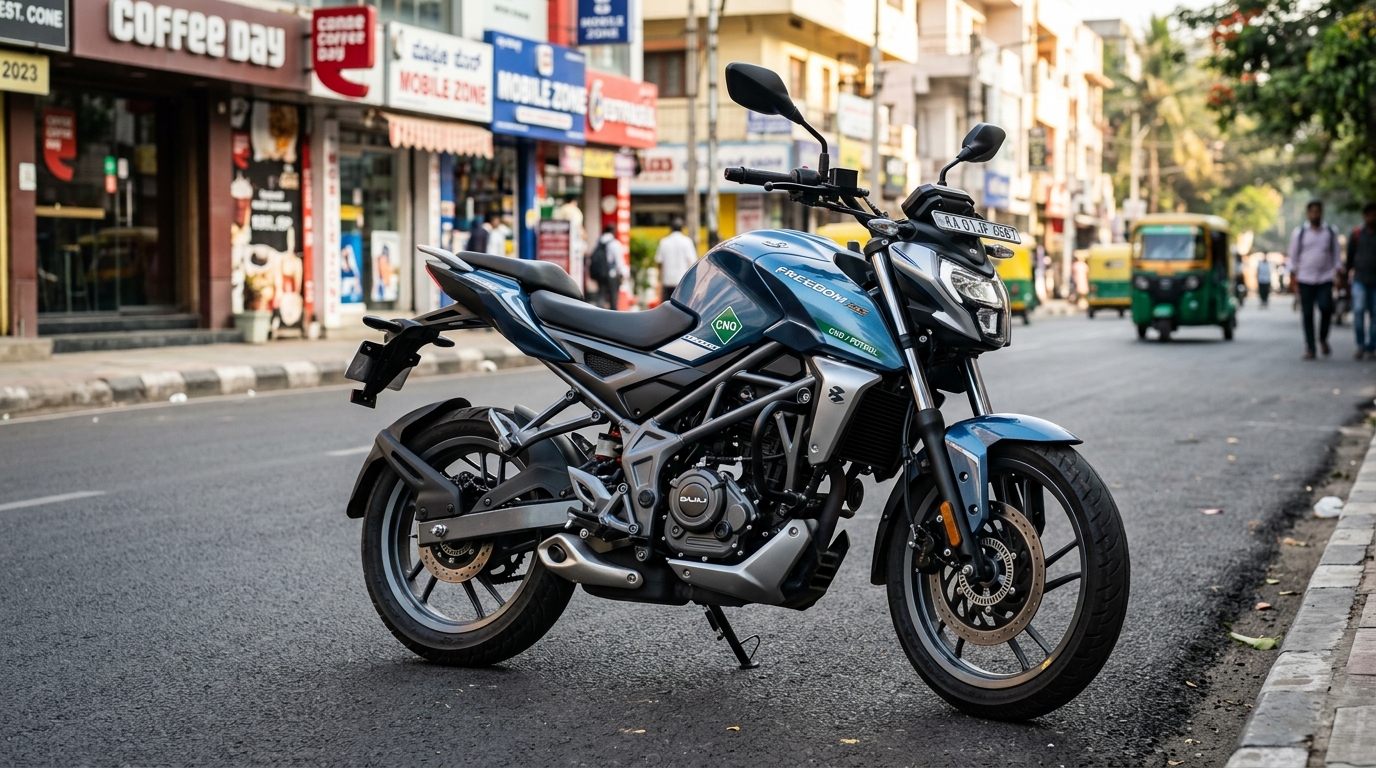 The CNG Two-Wheeler Disruption: Bajaj Freedom 125, Commuter Economics & Emerging Market